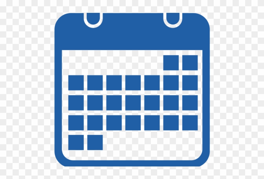 Edge Activities - Blue Calendar Icon Png Clipart #4148677