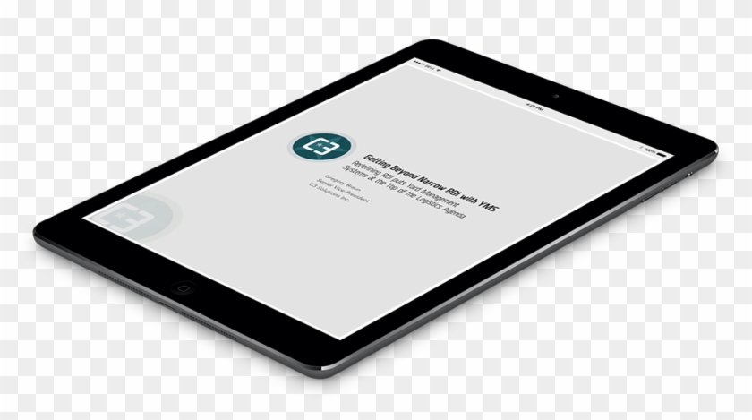C3solutions Tablet Getting Beyond Narrow Roi With Yms - Floating Ipad Mockup Free Clipart #4149023