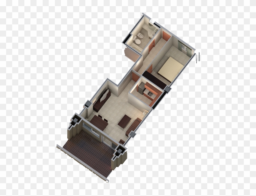 Superior Family Apartment With Sea View - Floor Plan Clipart