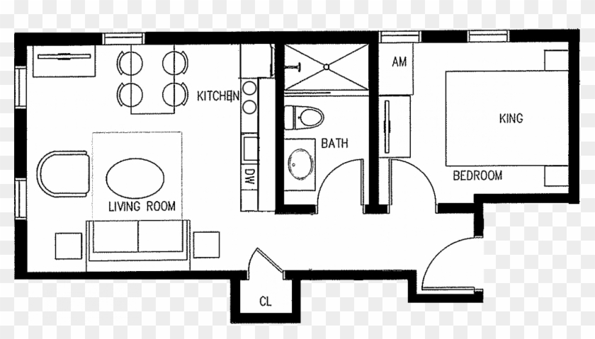 View Floorplan - Floor Plan Clipart #4149386