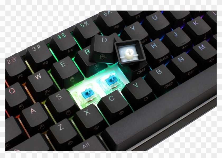 Ducky One 2 Mini Rgb Led 60% Double Shot Pbt Mechanical - Ducky One 2 Mini Clipart #4149490
