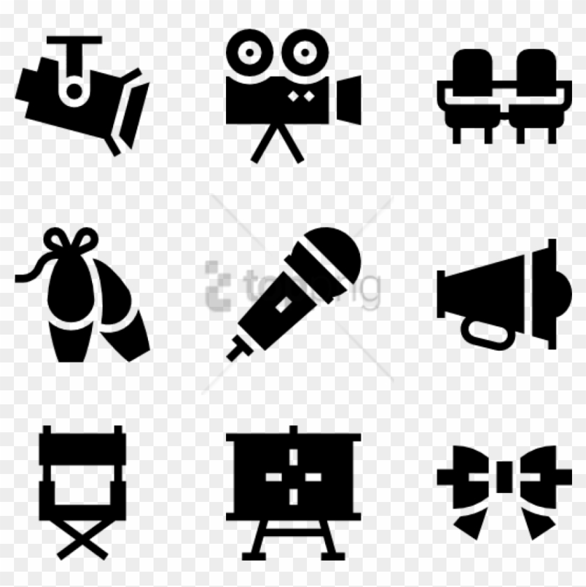 Free Png Cinema 50 Icons Clipart
