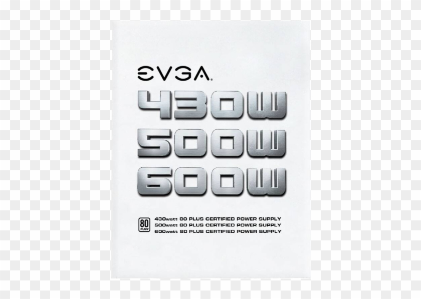 Evga 500 W1 80 White 500w Clipart #4149588