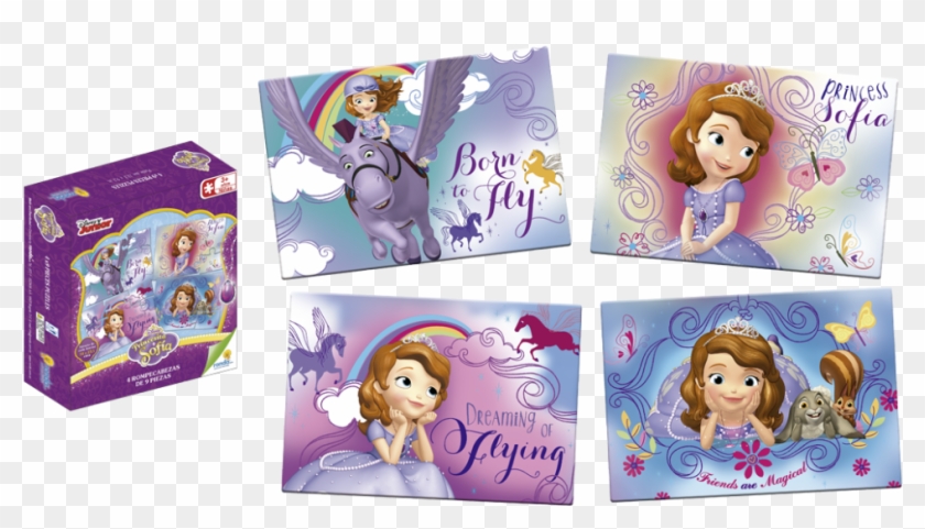 Rompecabezas 4x9 Pzas Princesita Sofia - Cartoon Clipart