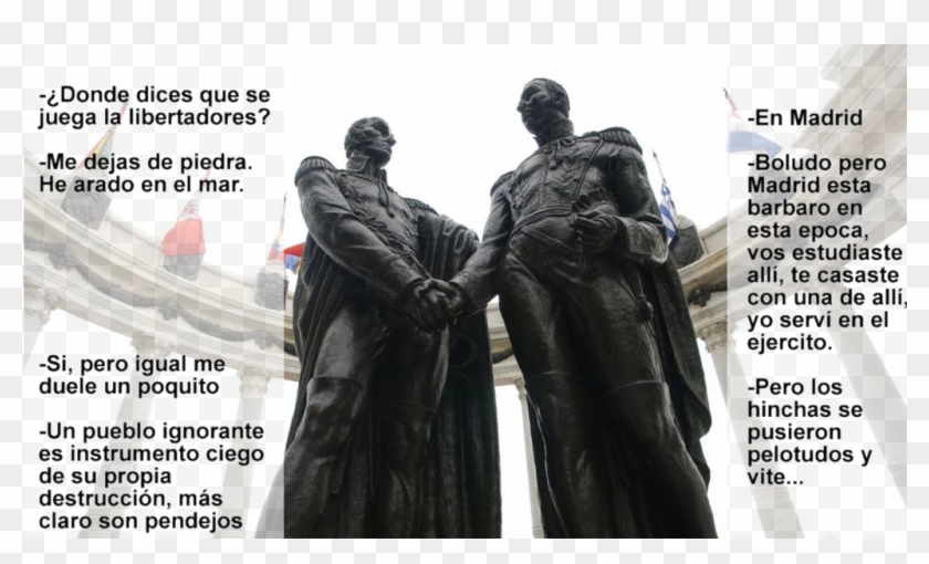 #copalibertadores #riverboca #futbol #memespic - Entrevista A Bolivar Y San Martin Clipart #4149851