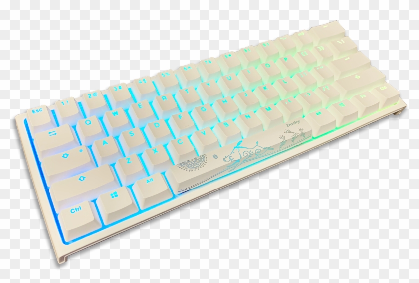 Ducky One 2 Mini White Rgb Mechanical Keyboard - Ducky One 2 Mini White Clipart