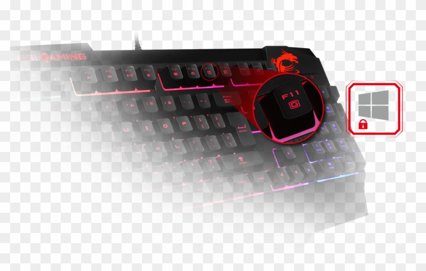 Gaming Mode Key - Msi Ds4200 Keyboard Clipart