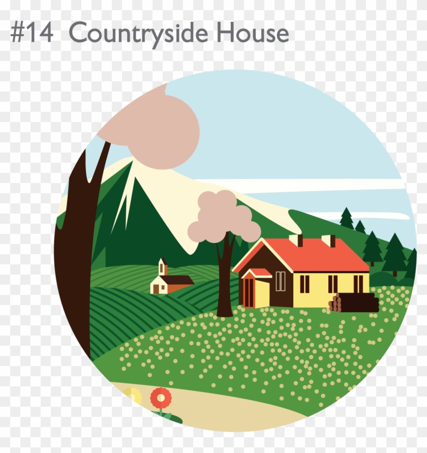 An Icon A Day - Countryside Icon Png Clipart #4150247