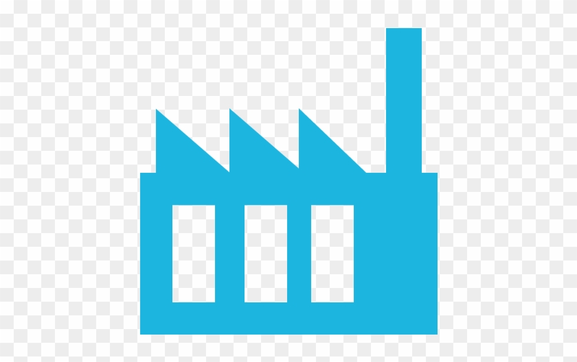 Industry Png Icon - Industry Icon Blue Png Clipart #4150729