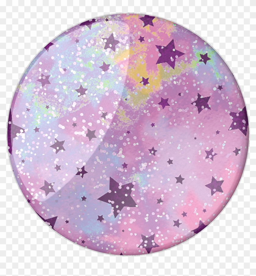 Popsocket Glitter Starry Dreams Lavender Clipart #4150759