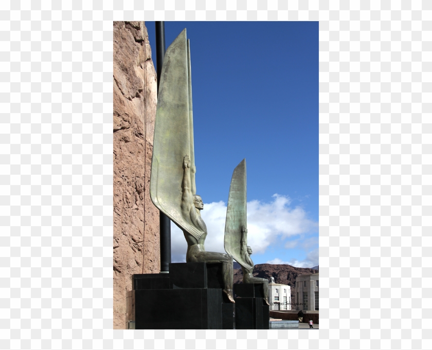 Nevada / Hoover Dam Sculptures / Winged Figures Of - Winged Figures Of The Republic Statues Clipart