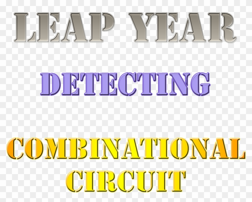 Leap Year Detecting Circuit - Poster Clipart