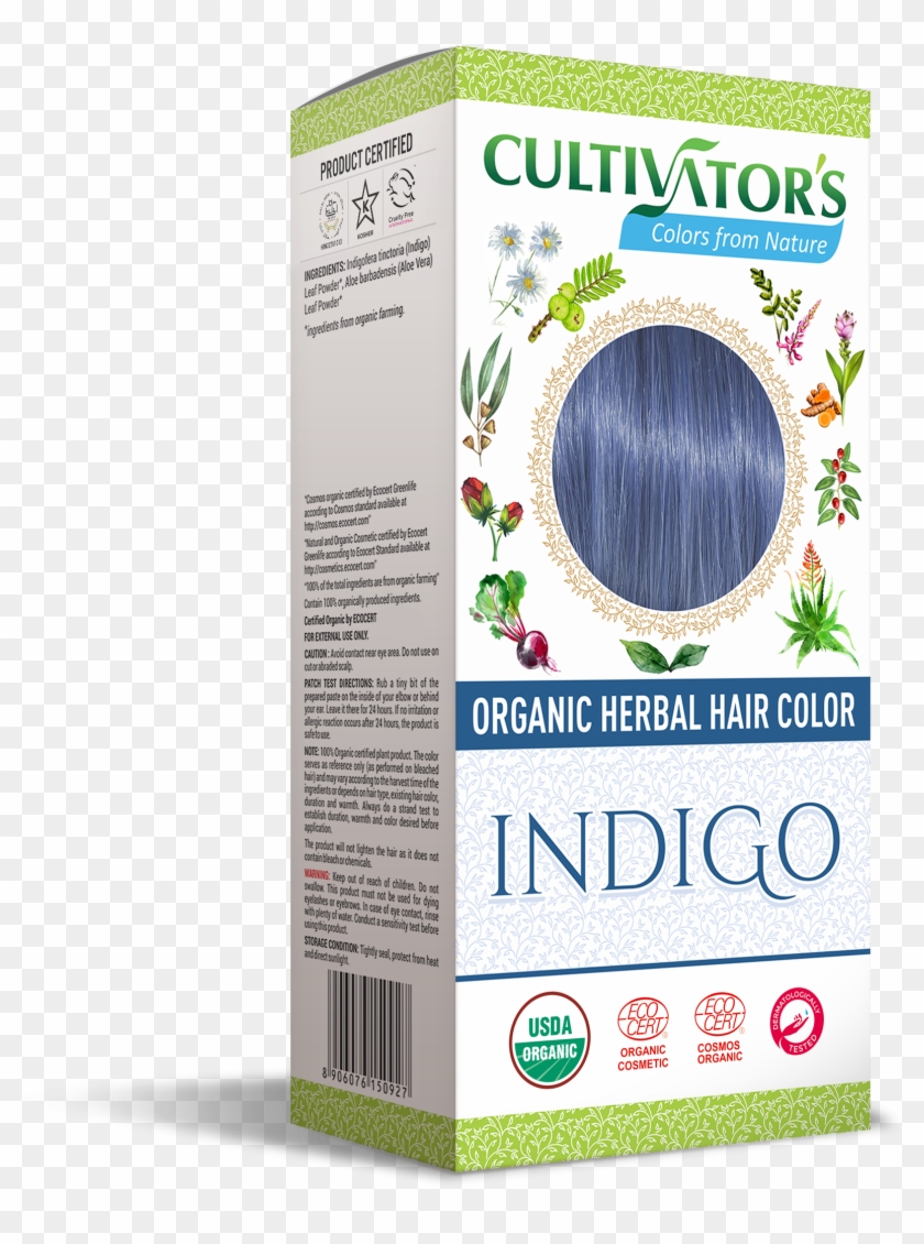 Indigo Organic Herbal Organic Herbal Hair Color Indigofera - Cultivators Hair Color Dark Brown Clipart #4151646