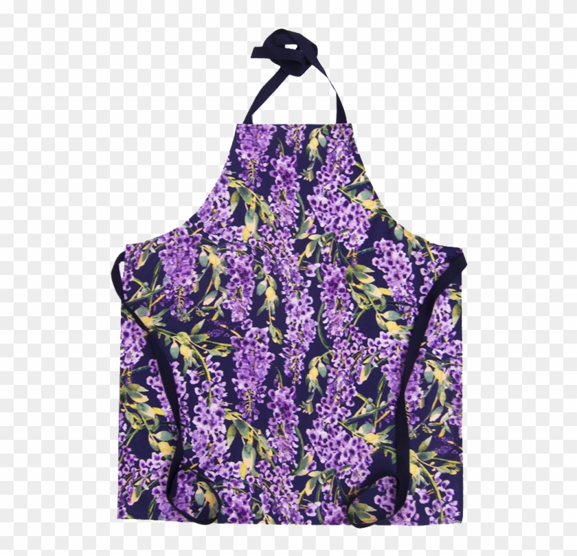 Wisteria Apron In Indigo - Wisteria Clipart #4151729