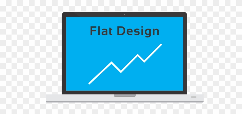 Flat Design Is More Than Just A Trend - Led-backlit Lcd Display Clipart #4151946