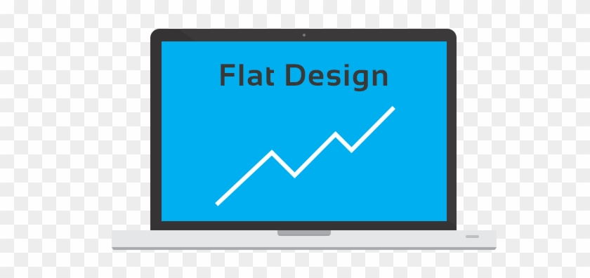 Flat Design Is More Than Just A Trend - Led-backlit Lcd Display Clipart