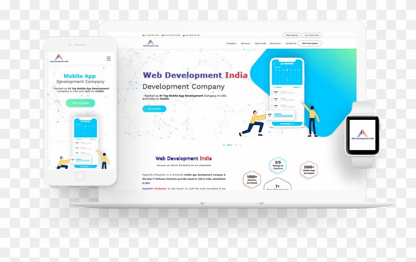 What It Takes To Be Best Web Development Company - App Development Website Clipart