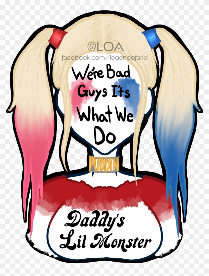 Harley Quinn Harley Quinn Joker The Joker Arkham Suicide - Daddy's Lil Monster Clipart #4152800