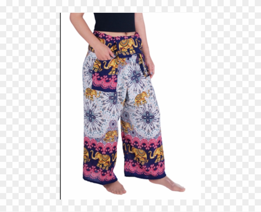 Traditional Thai Fisherman Pants Maternity Trousers - Nightwear Clipart #4152961