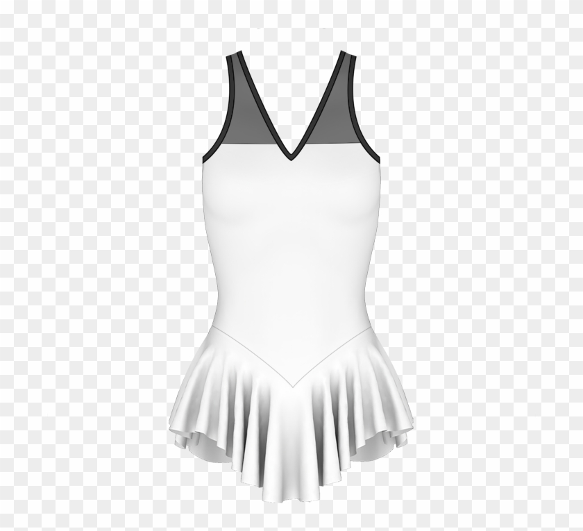 Skate Dress Pattern, Skating Dress Pattern, Ice Skating - Maillot Clipart