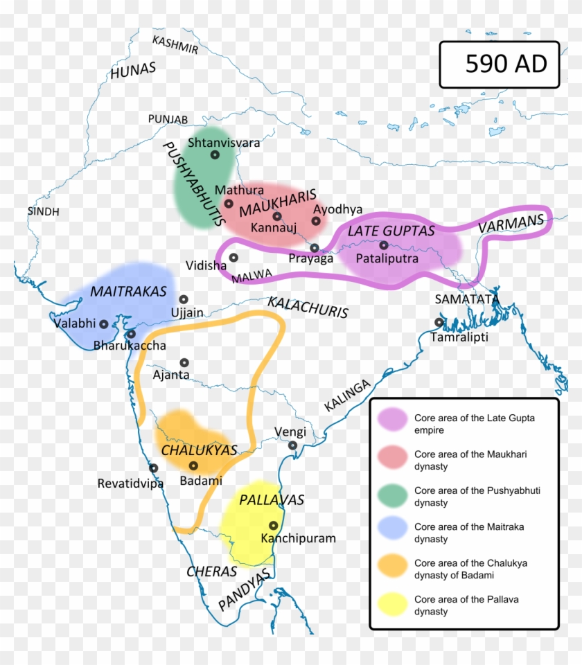Political Map Of India Around - Slave Dynasty In Map Clipart #4153239