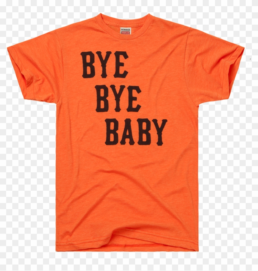 Homage San Francisco Giants Bye Bye Baby Baseball T-shirt - Homage Cleveland T Shirt Clipart