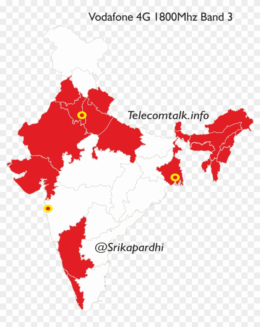Regions/bands Capable For 4g Roll Out Are Possibly - State Having Lowest Sex Ratio In India Clipart #4153450