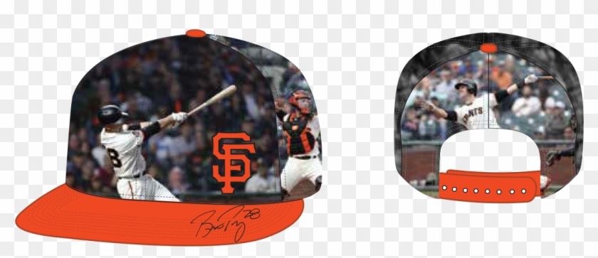 Buster Posey Cap - Buster Posey Cap Giveaway Clipart #4153578