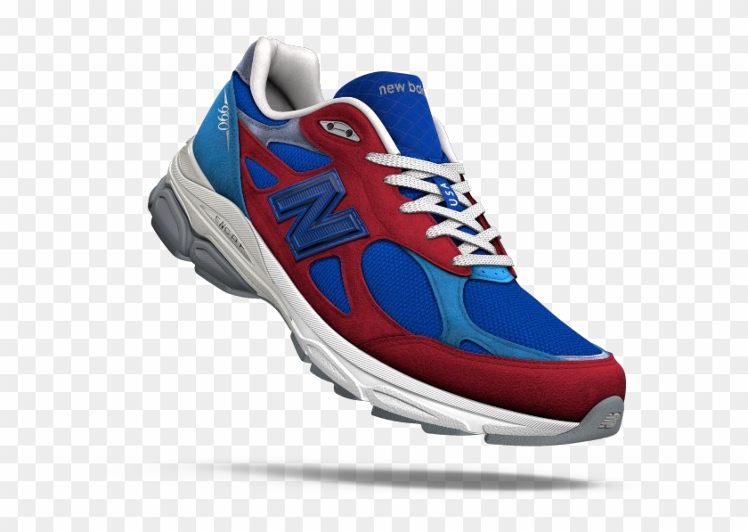 Red White And Blue Model - Running Shoe Clipart #4153610