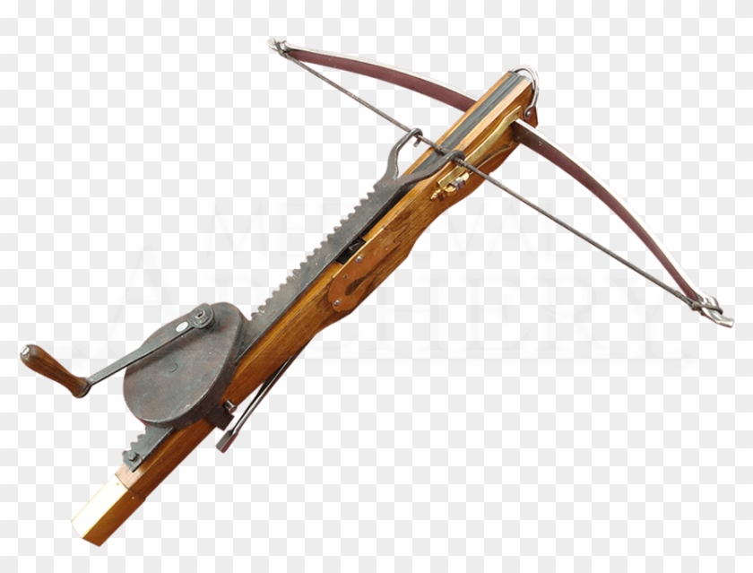 Medieval Crossbow With Reloading Gear Clipart