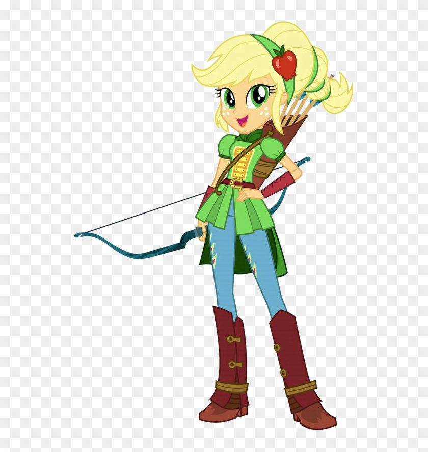 Alternate Hairstyle, Applejack, Archery, Arrow, Arrows, - Mlp Eg Friendship Games Applejack Clipart #4154380