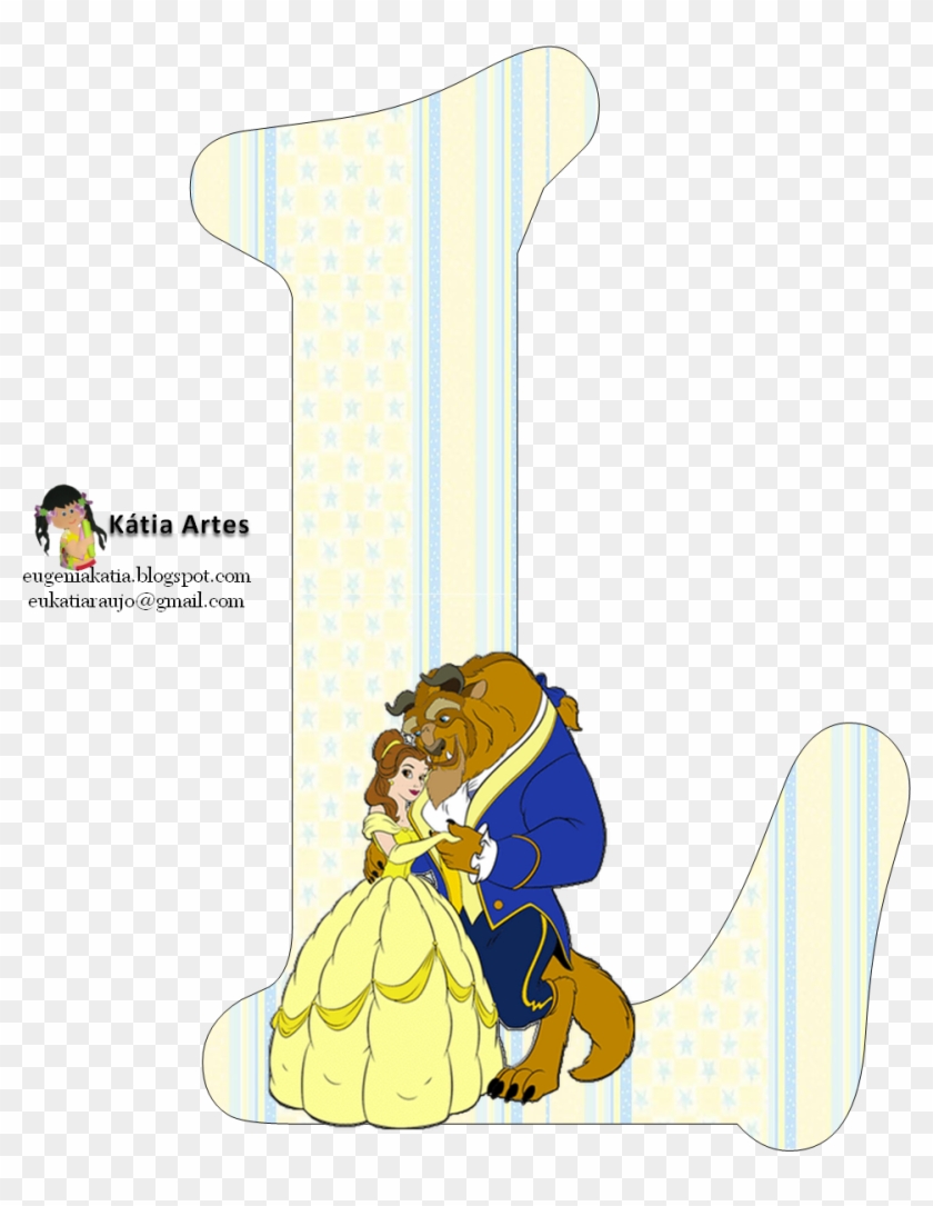 L Alfabeto Disney, Beauty And The Best, Beauty And - Letras De La Bella Y La Bestia Clipart
