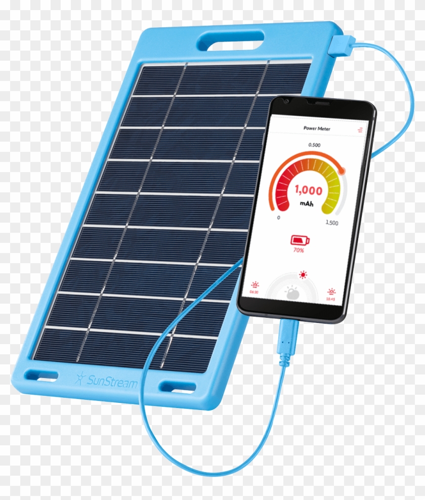 Sunstream Pro Solar Panel Phone Charger - Sunstream Pro Combo Pack 1000ma Usb Solar Panel Charging Clipart