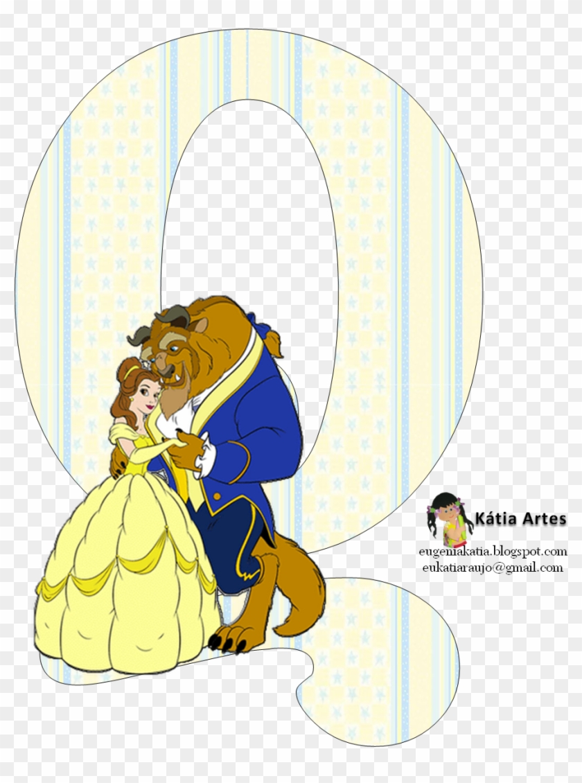 Alfabeto Disney, Beauty And The Beast Party, Enchanted, - Beauty And The Beast Picture Clipart - Png Download #4154612