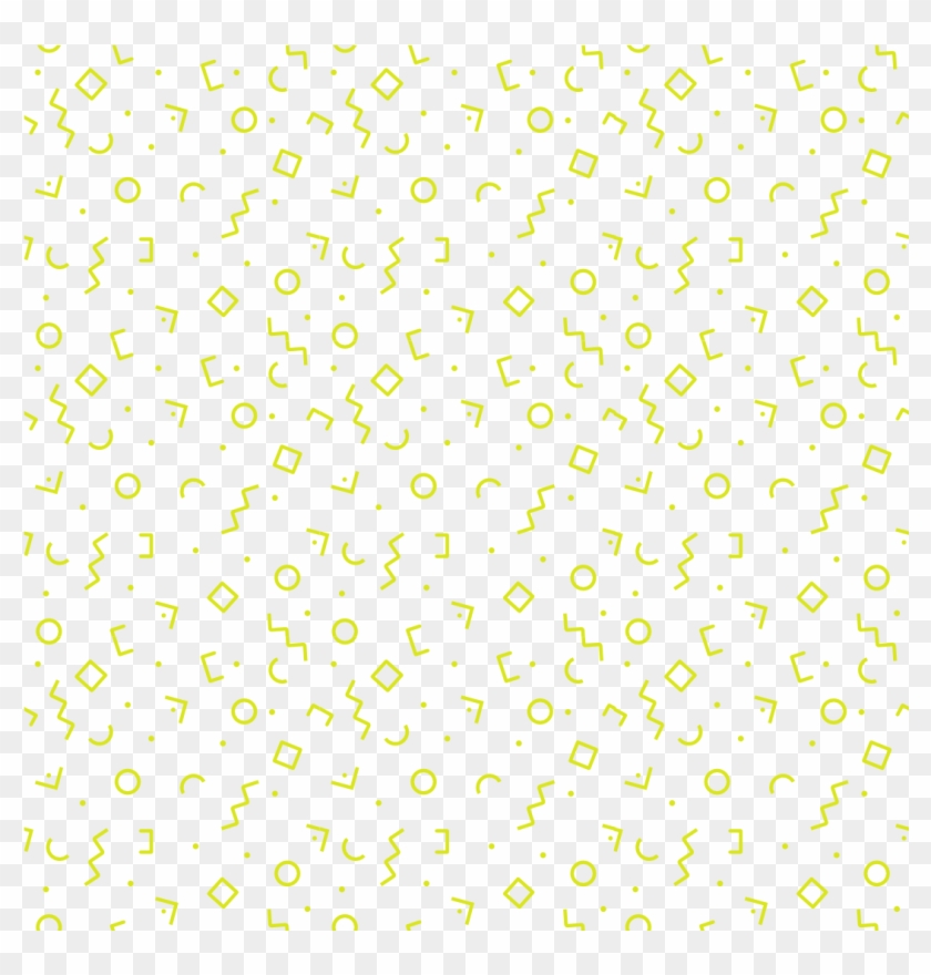 Bloom Confetti Pattern Lemon - Pattern Clipart