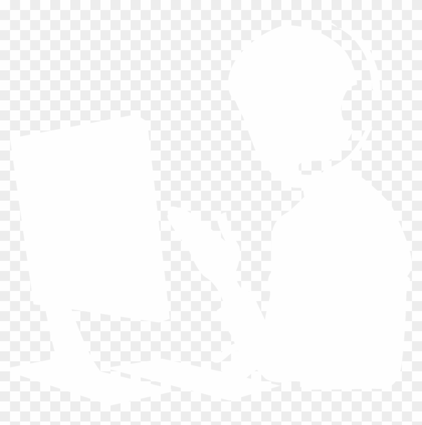 Receptionist Clipart Reservation - Reception Icon White Png Transparent Png