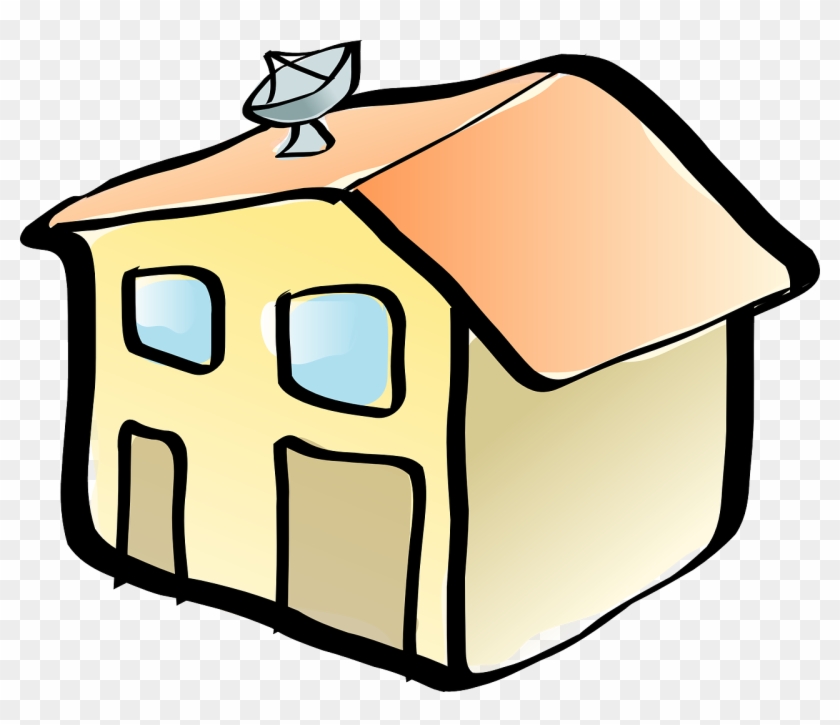 House Satellite Dish Residential Png Image - Clip Art Transparent Png #4154874