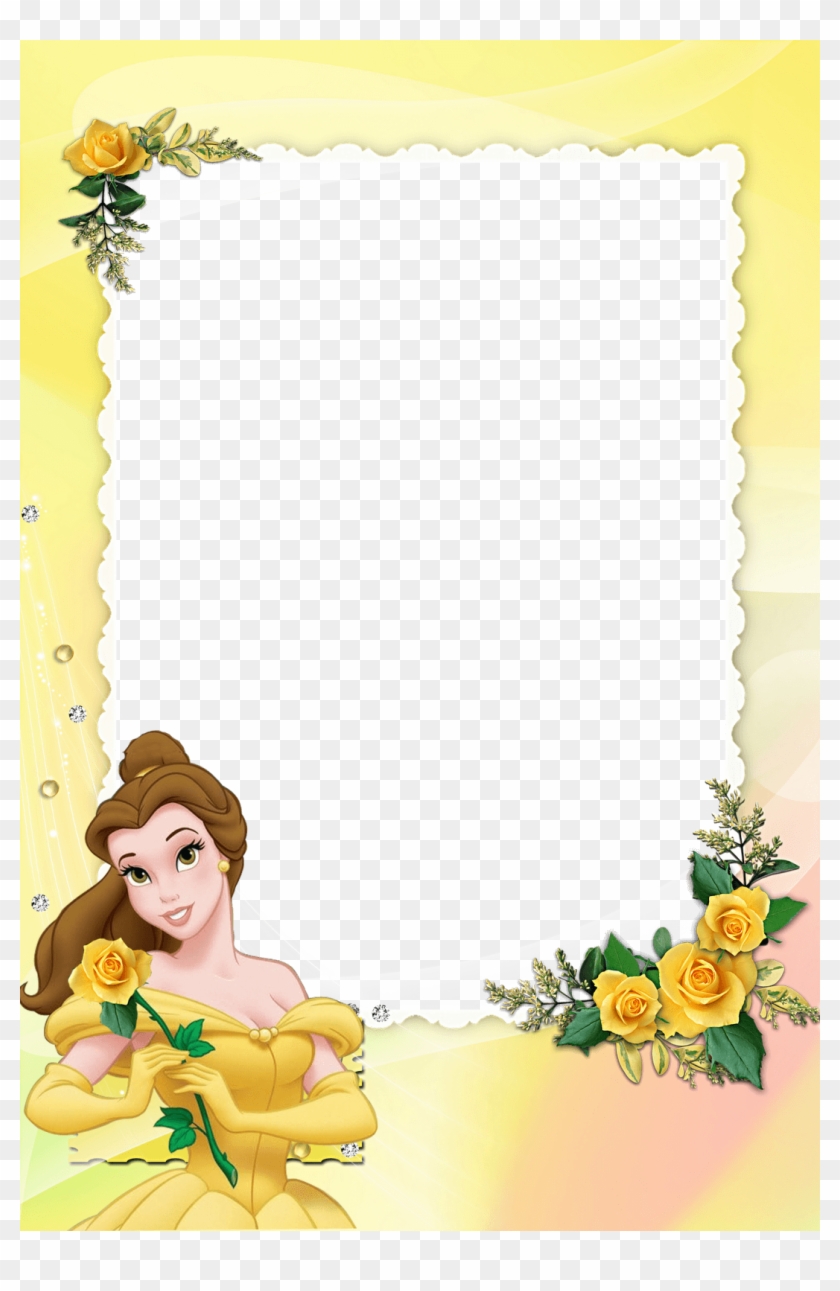 Marco Para Foto Bella Y Bestia2 - Princess Belle Cut Out Clipart
