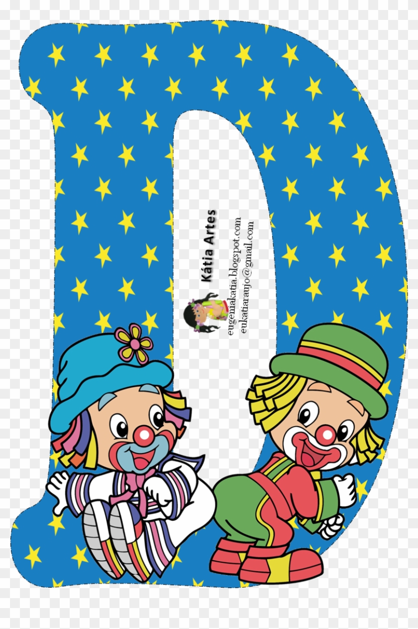Alfabeto De Los Payasos Patatí Patatá - Letra D Patati Patata Clipart