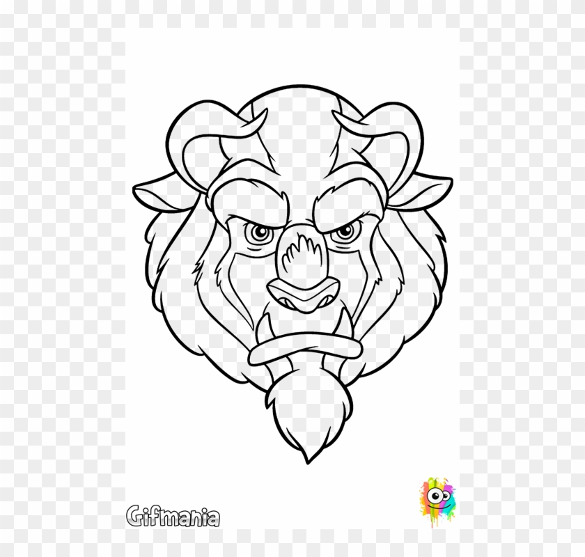 Cara De Bestia - Beauty And The Beast Beast Mode Clipart
