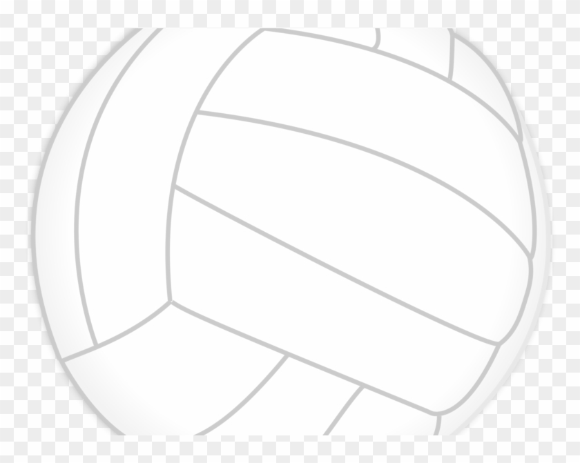2000px-volleyball - Sv - - Transparent White Volleyball Clipart #4155344