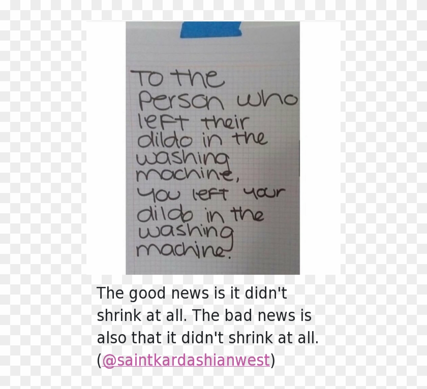 Bad, Dildo, And Laundromat - Handwriting Clipart