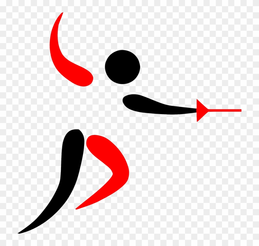 Sports Olympic Individual Escrima - Olympic Fencing Clipart #4155872