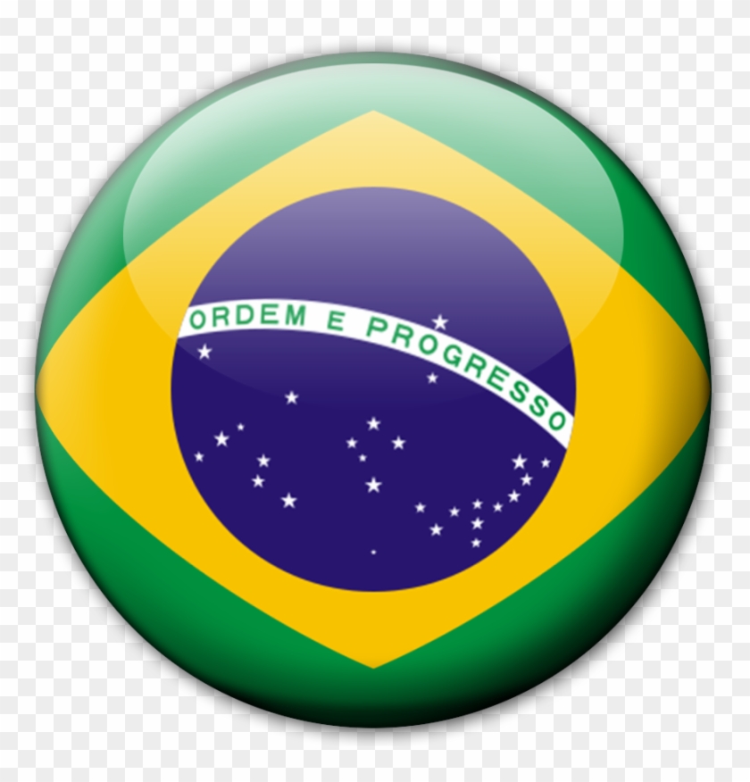 Bandera Esferica De Chile - Brazil Flag World Cup 2018 Clipart
