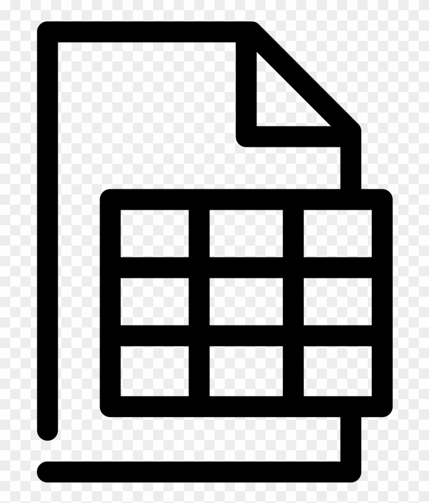 Noun Project Spreadsheet Icon - Date Of Birth Icon Clipart