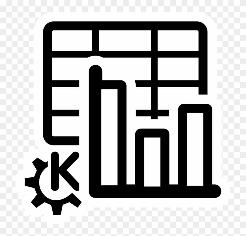Spreadsheet Microsoft Excel Computer Icons Google Docs - Spreadsheet Clip Art Black And White - Png Download