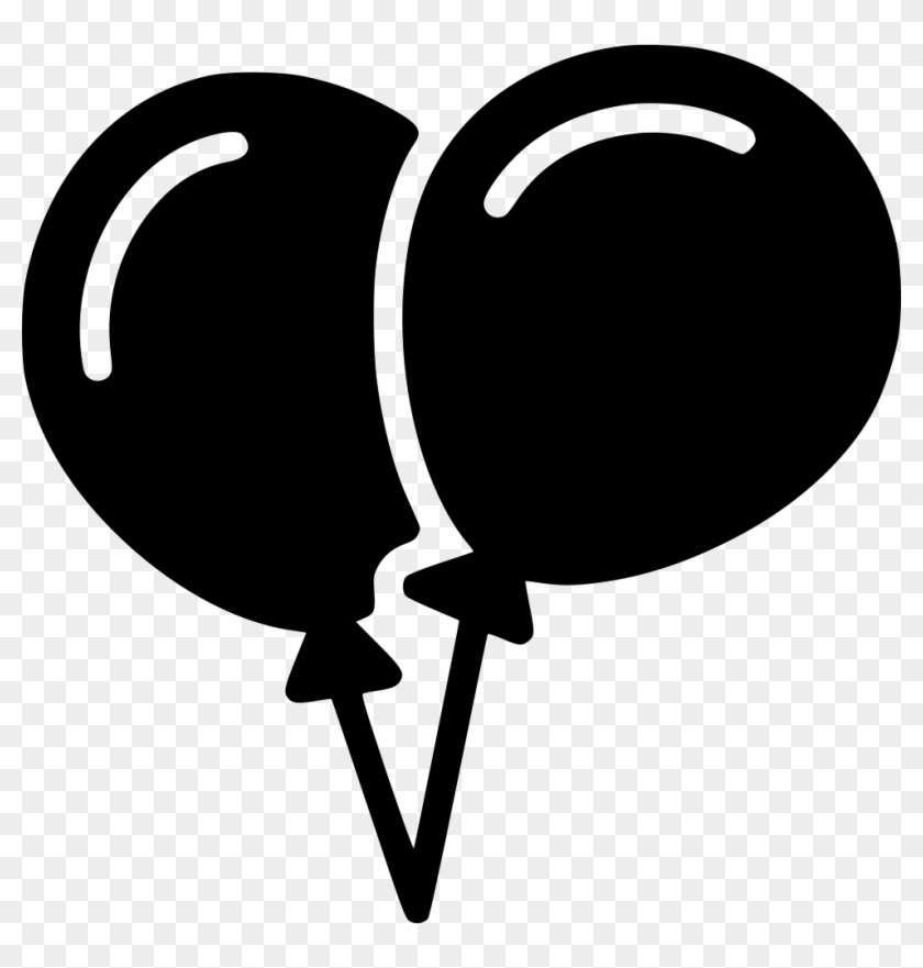 Balloons Png Icon - Icon Png Black Balloons Clipart #4156861