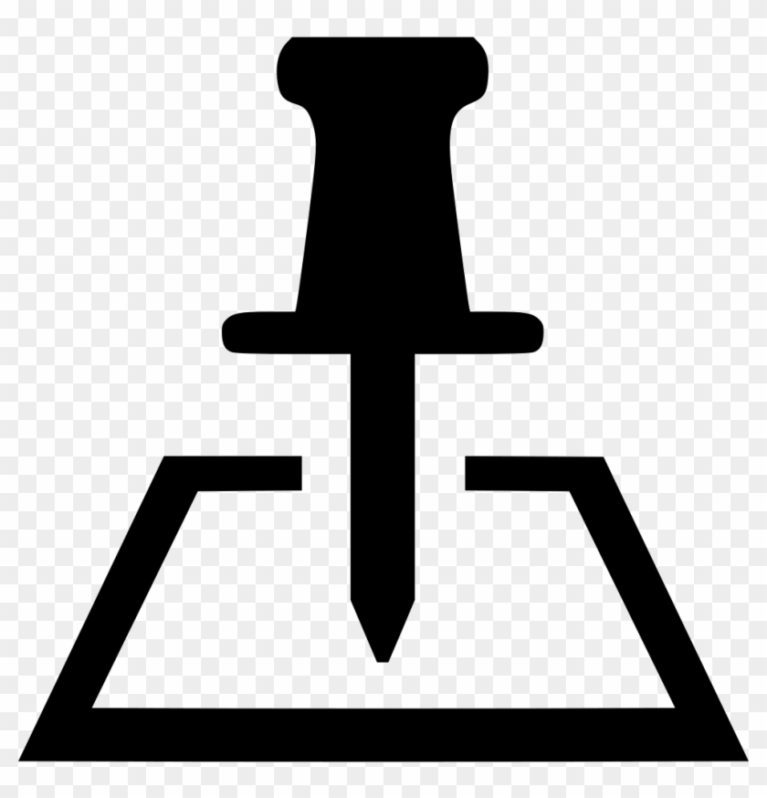 Place Pick Point Pointer Choice Map Place Comments - Cross Clipart