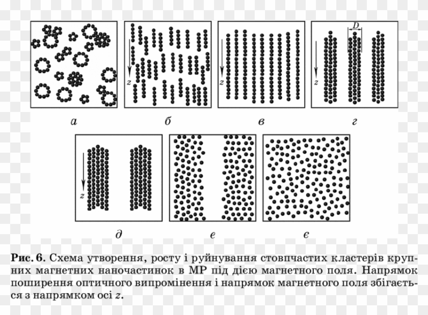 Scheme Of Magnetic Field-induced Columnar Clusters - Circle Clipart #4157201