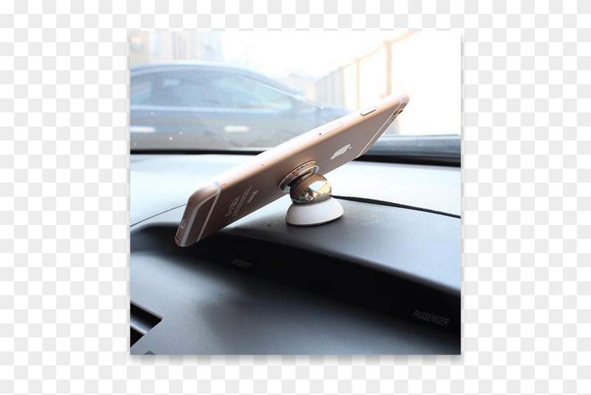 006-360 Degrees Magnetic Car Phone Holder - Mobile Phone Clipart #4157350